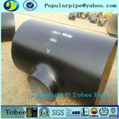 bevelled ends pipe fitting pipe tee