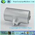 bevelled ends pipe fitting pipe tee 2