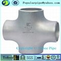 asme b16.9 forged stainless steel tee 3