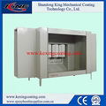 China Best Seller Steel Powder Coating Cabin with Transfer Conveyor