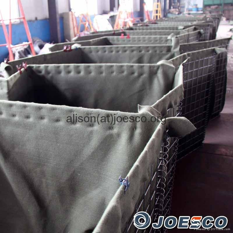 military barrier bags/hesco bastion flood control/JOESCO hesco