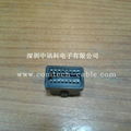 obdii obd2 OBD-II J 1962 带LED灯孔焊线式插头