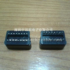 Obd II - 16 p male head exposed 2.8 MM weld line