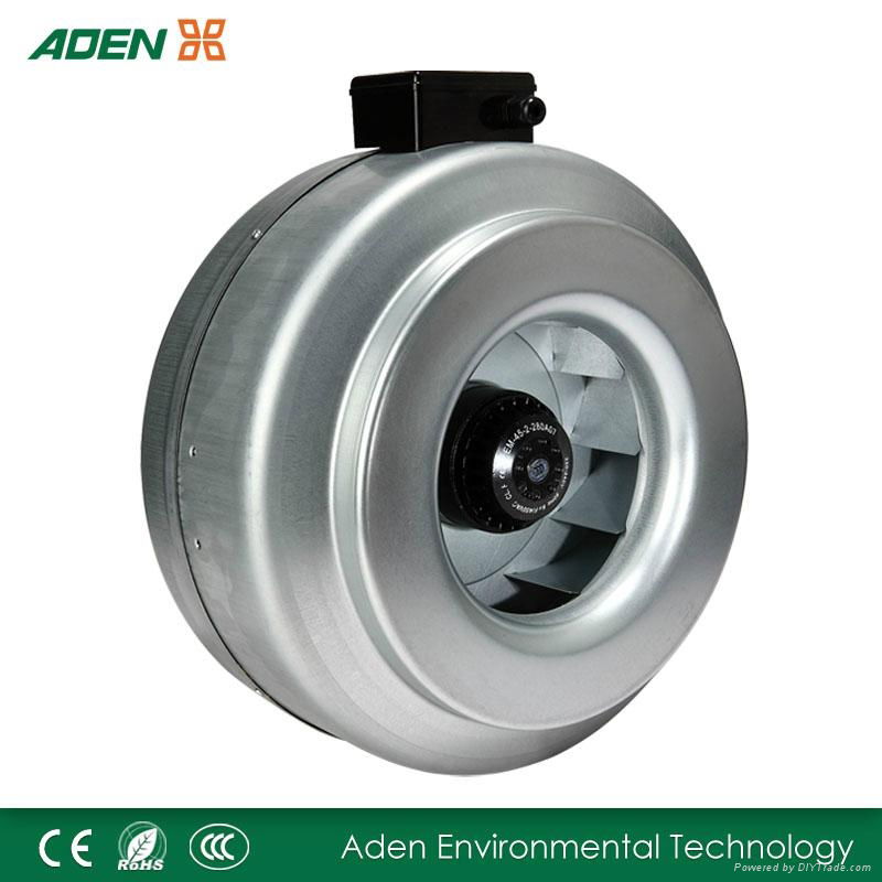 Round duct ventilation centrifugal fan