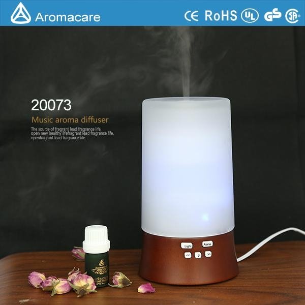 NEW!Aromacare 120ml real woo   lass Zen Music altrasonic humidifier for home 5