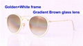 Highest quality Folding Round frame 3517 Sunglasses glasses cheap price   2