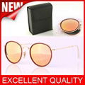 Highest quality Folding Round frame 3517 Sunglasses glasses cheap price   1