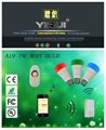 remote control color temperature and brightness adjustable WiFi led bulb 2