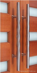 H type Glass door pull handle