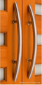  H type Glass door pull handle 3