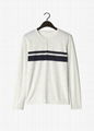 men wool cashmere sweater chest stripe sweater  4