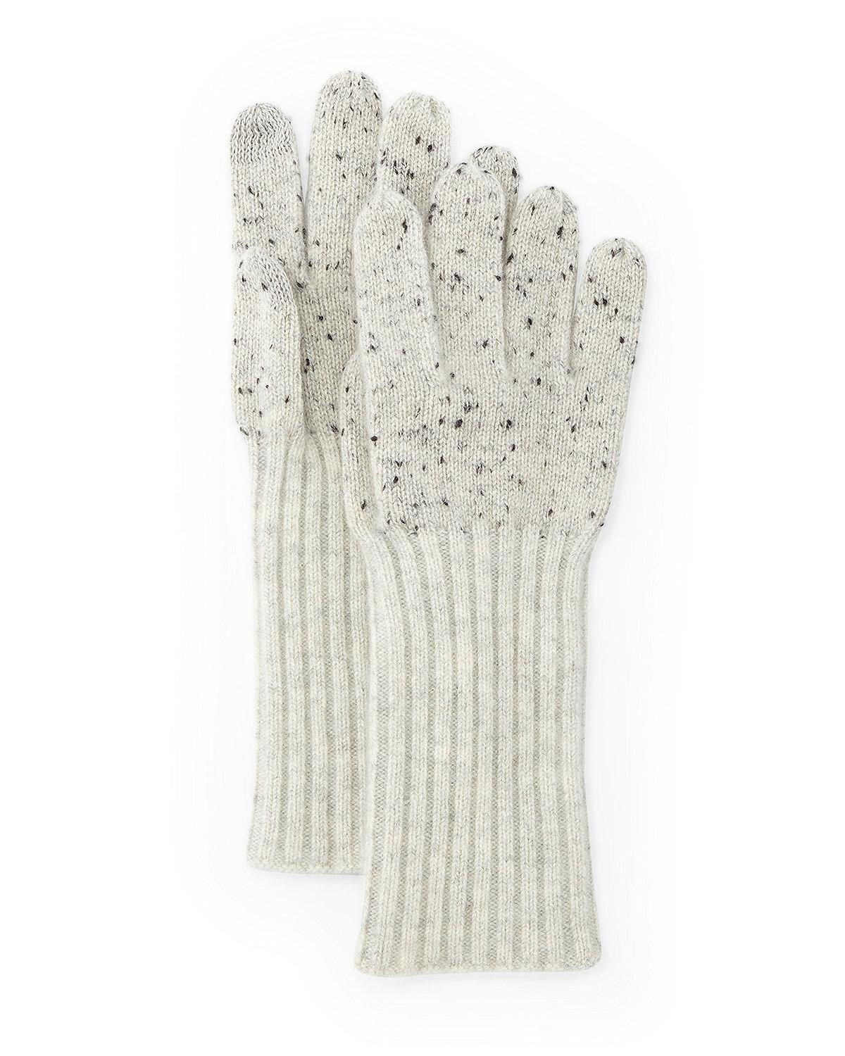 pure cashmere warm gloves Catherine Speckle knitted gloves  