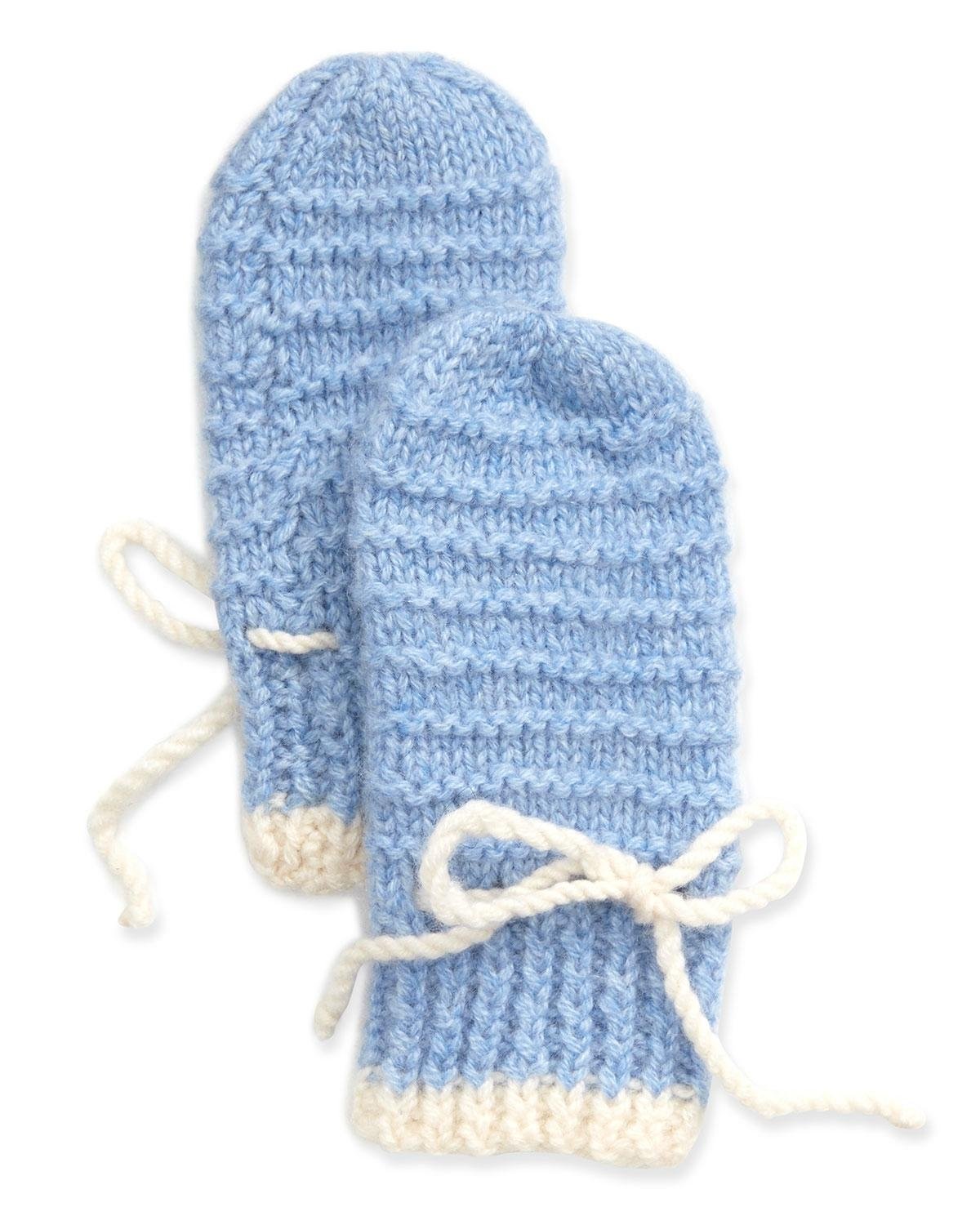 cute cashmere mittens warm knitted cashmere baby gloves  2