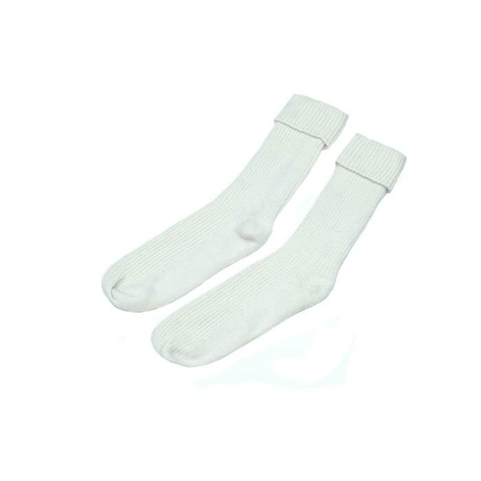 100% Cashmere Ribbed Bedsocks warm knitted socks 5