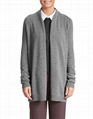 long sleeve cashmere cardigan men Open