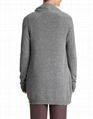 long sleeve cashmere cardigan men Open Cardigan sweater 2