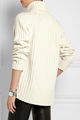 Ribbed 100% turtleneck cashmere sweater   3