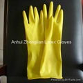 dipplined household latex gloves 30g