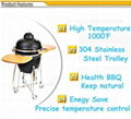 Outdoor Garden Cooking Ceramic BBQ Grill 4