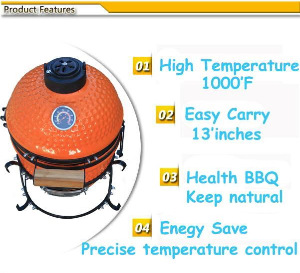 Auplex Portable Mini Ceramic Grill 4