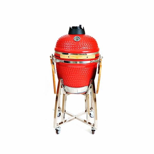Home Garden Ceramic Charcoal Barbecue Grill 4