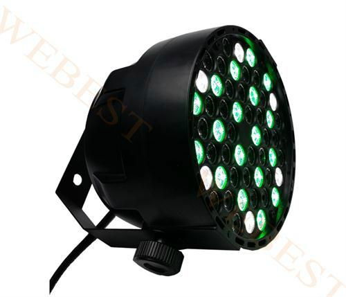 Plastic LED Par 54*1W RGBW Light 