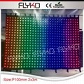 china supplier flexible LED backdrops LED vision video curtain 3