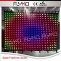 china supplier flexible LED backdrops LED vision video curtain 4
