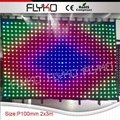 china supplier flexible LED backdrops LED vision video curtain 5