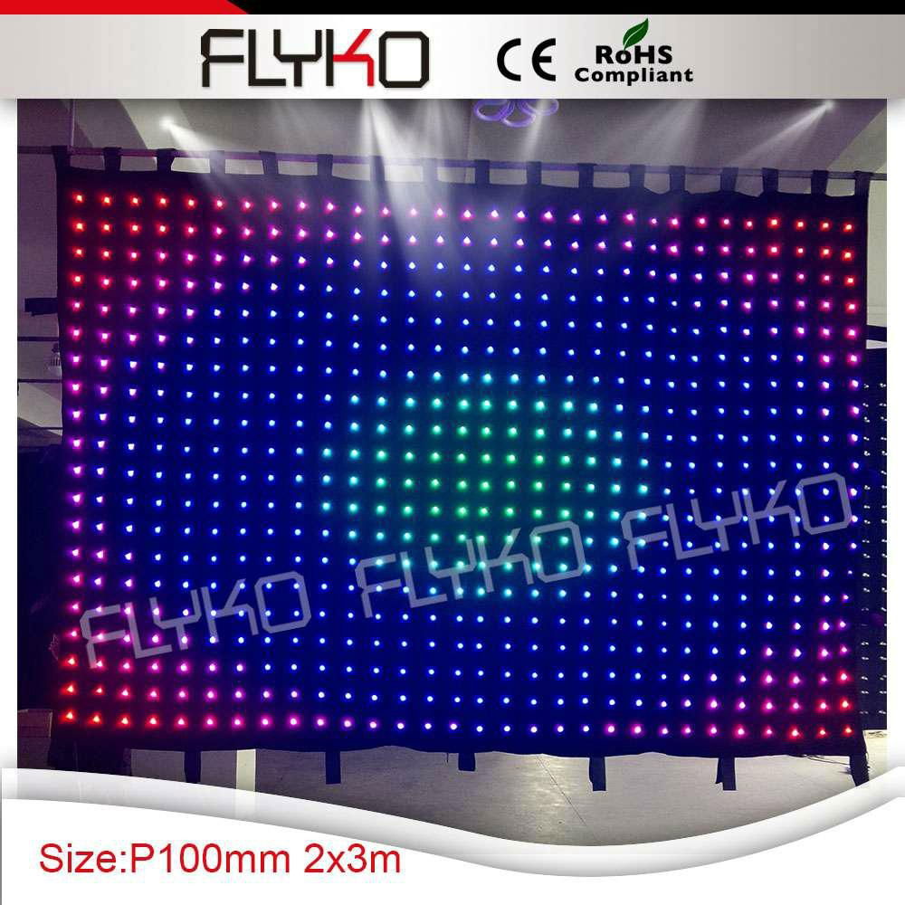 2015 New Design Video Vision LED Curtain for Stage Decoration 2