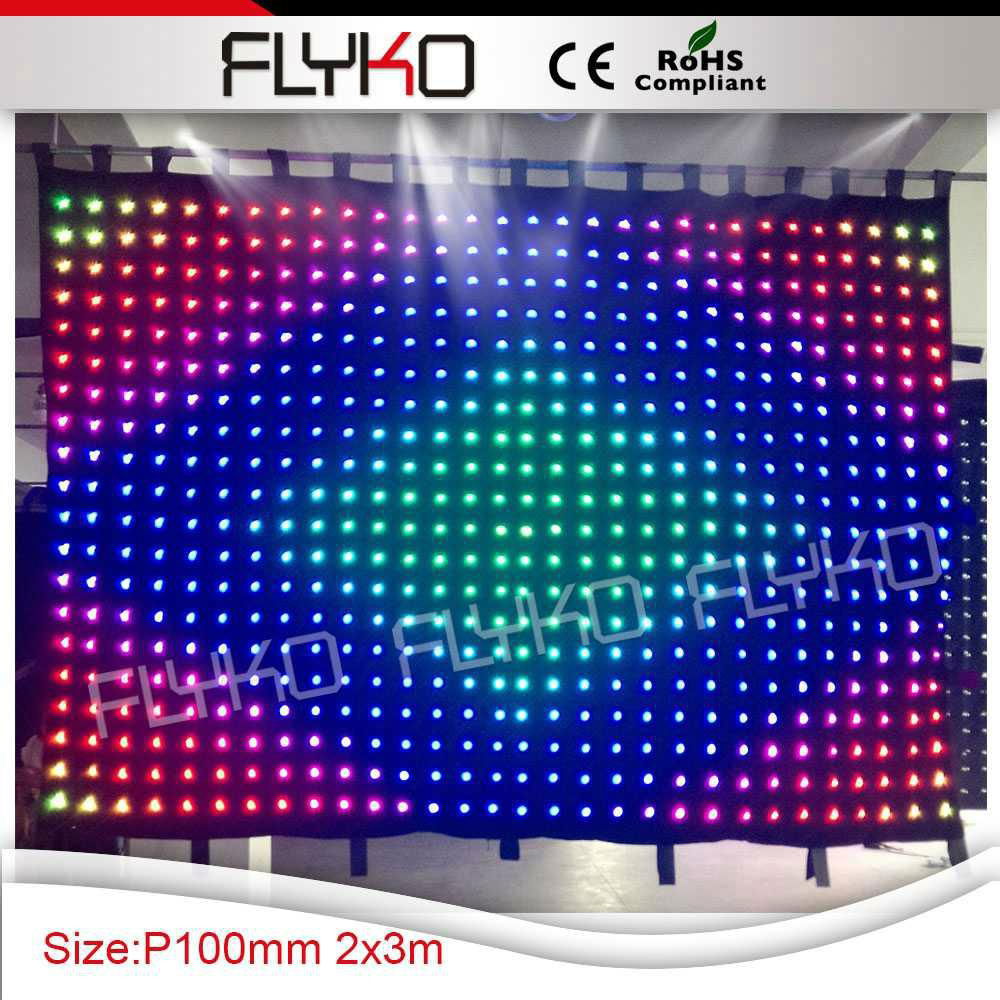 2015 New Design Video Vision LED Curtain for Stage Decoration 4