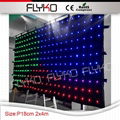  wedding stage backdrop fireproof soft led vision video curtain 2