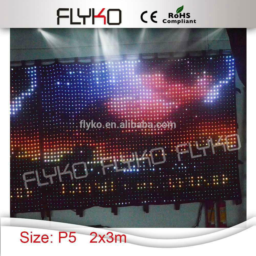 amazing flexible led curtain display xxx videos led video curtain