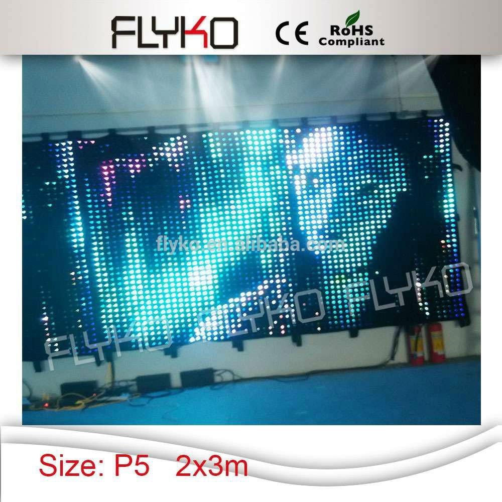 amazing flexible led curtain display xxx videos led video curtain 3