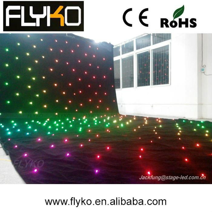 2015 LED Star Curtain LED Sky Star Curtain Cloth LED Star Cloth 4