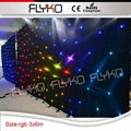 Disco Wedding LED Star Curtain Light LED Star Cloth 3