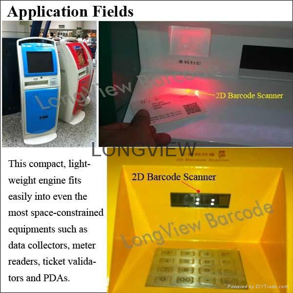 LV4500 1D 2D Mobile Phone Screen QR Code Scanner and Air Ticket Barcode Reader 3