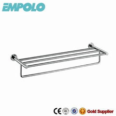 Hotel style towel rack wall mounted towel shelf with towel bar 93915