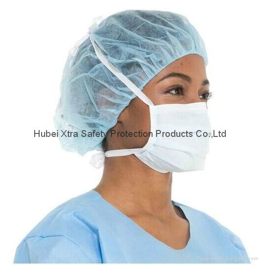 3ply Non Woven Disposable Face Mask With Tie-on-China-Manufacturer-Xtra Safety 3