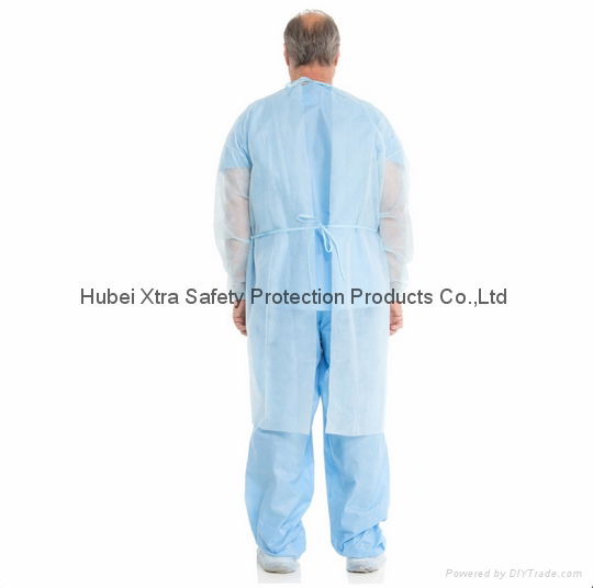 Disposable Non Woven Isolation Gown-China-Manufacturer-Hubei Xtra Safety Protect 2