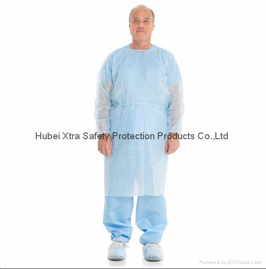 Disposable Non Woven Isolation Gown-China-Manufacturer-Hubei Xtra Safety Protect