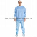 Disposable Non Woven Lab Coat-China-Manufacturer-Hubei Xtra Safety Protection 1