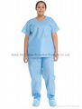 Disposable Non Woven Scrub Suit-China-Manufacturer-Hubei Xtra Safety Protection 1