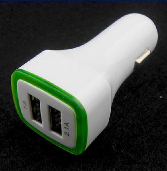 Micro Auto Universal Dual USB Car Charger For iPad iPhone 5V 2.1A Mini Adapter 