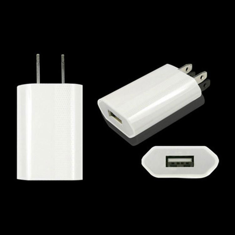 EU 5V 1A Mobile Phone Charger Wall USB Charger Adapter 4