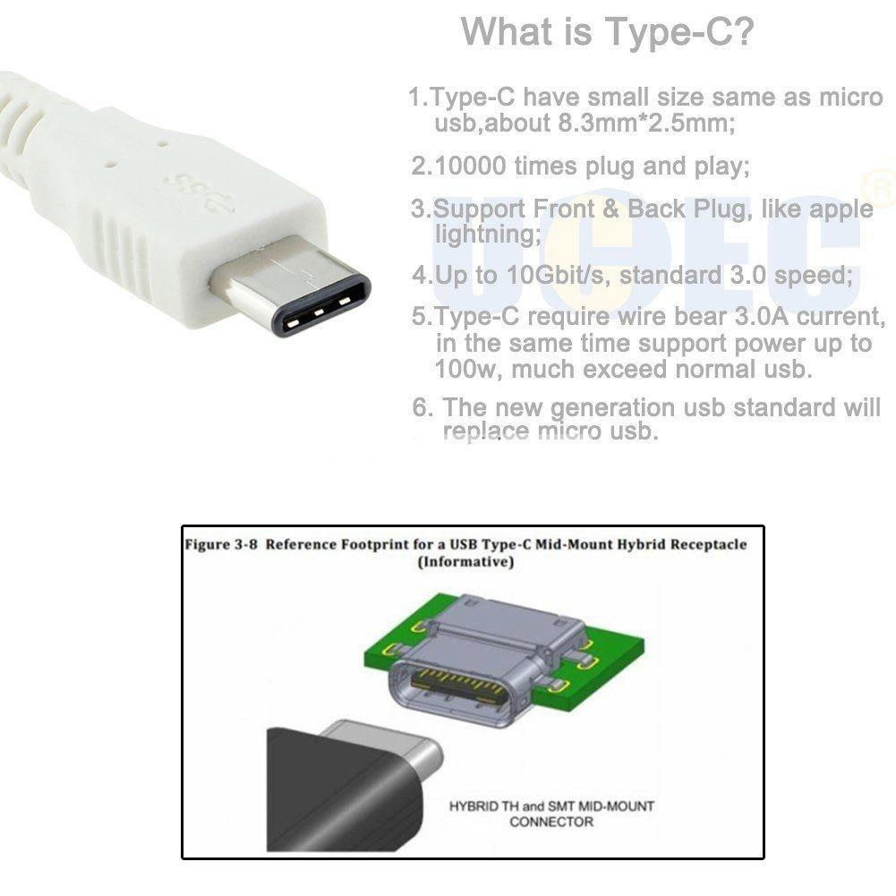 Super Speed data cable USB 3.1 Type C Cable 4