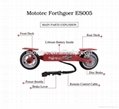 Mototec Patent Design gravity control electric scooter 36v500w  3