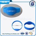 Silicone Closed Type NTAG203 NFC Wristband 1