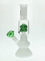 mini glass water bong 14mm thick water pipe 1
