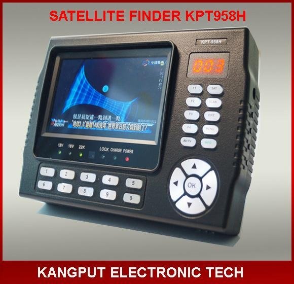 New model 4.3 inch portable digital satellite finder signal meter tv sat finder